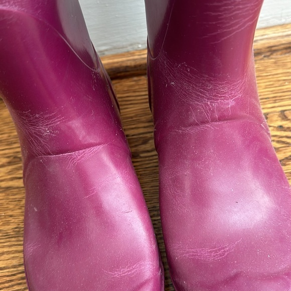 HUNTER Rain Boots - Purple size 7 Women’s - Picture 3 of 6